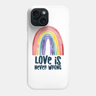 Love is Never Wrong Phone Case