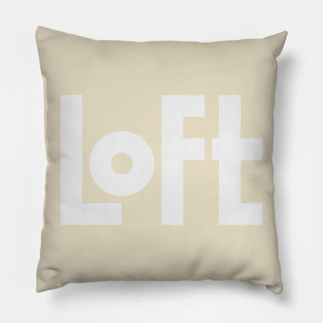 Loft (vers. B) Pillow by DCMiller01