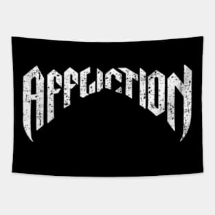 Affliction Metal font Tapestry