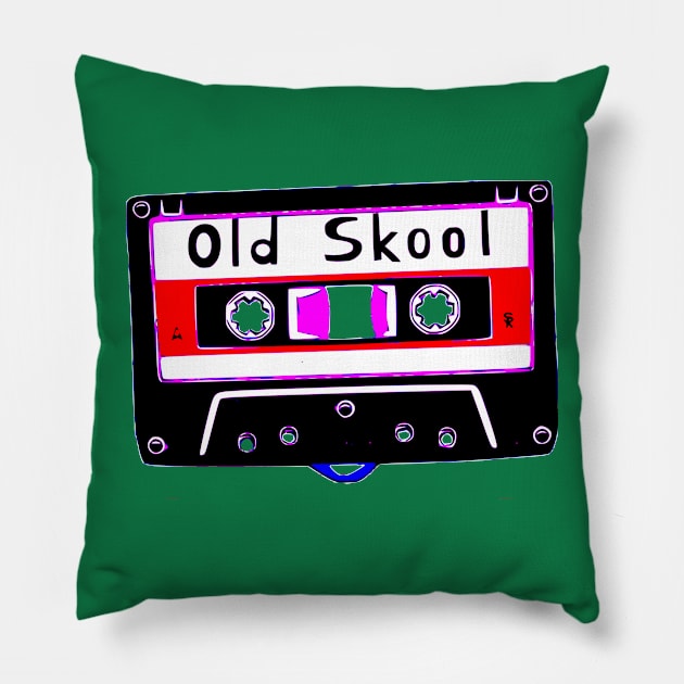 Old Skool Pillow by SimonRoberts