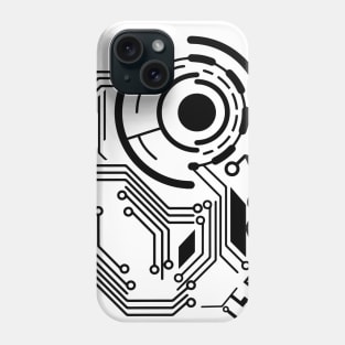 Black Electronic Circuit Board Phone Case