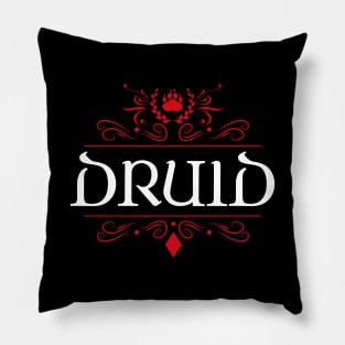 Druid Game Night Uniform Tabletop RPG Character Classes Series Pillow