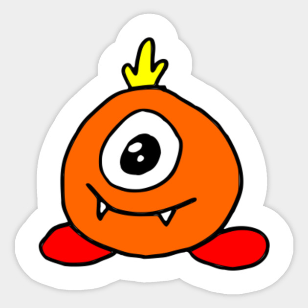 Cartoon Mascot T Shirt Alien Orange Cartoon Sticker Teepublic