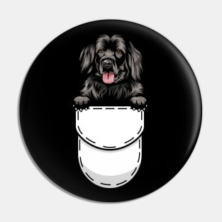 Newfoundland Pocket Dog Pin