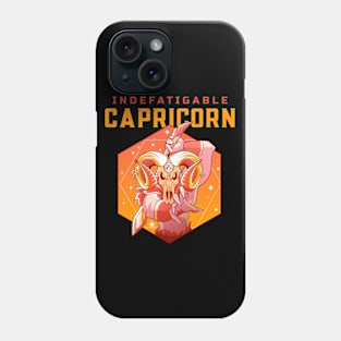 Capricorn The Indefatigable Zodiac Sign Phone Case