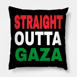 STRAIGHT OUTTA GAZA - Back Pillow