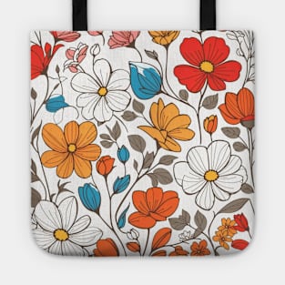 floral pattern Tote