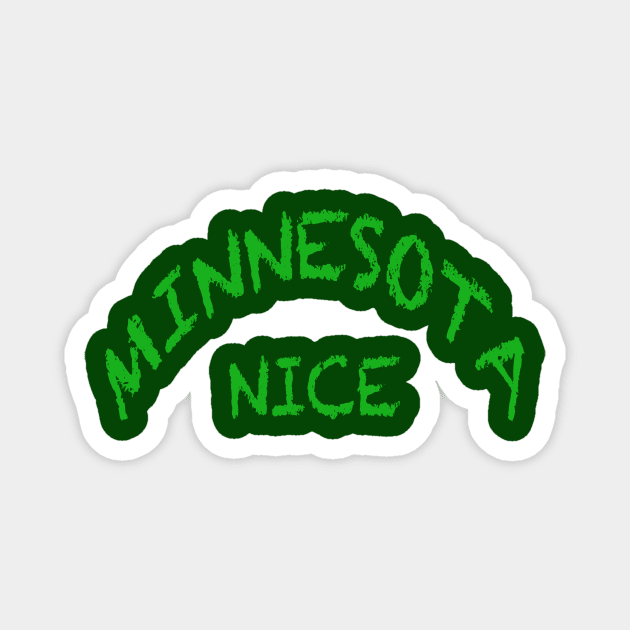 Minnesota Nice Magnet by robophoto