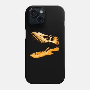 Dinosaur Skull Yellow Phone Case