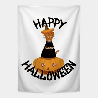 Happy Halloween Oliver! Tapestry