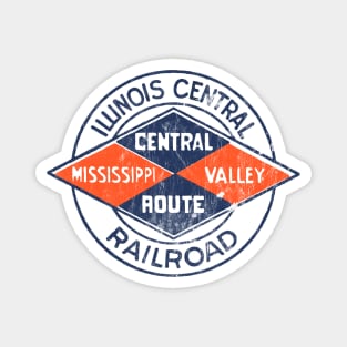 Illinois Central Railroad Magnet