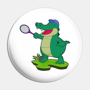 Crocodile Tennis Tennis racket Sports Pin