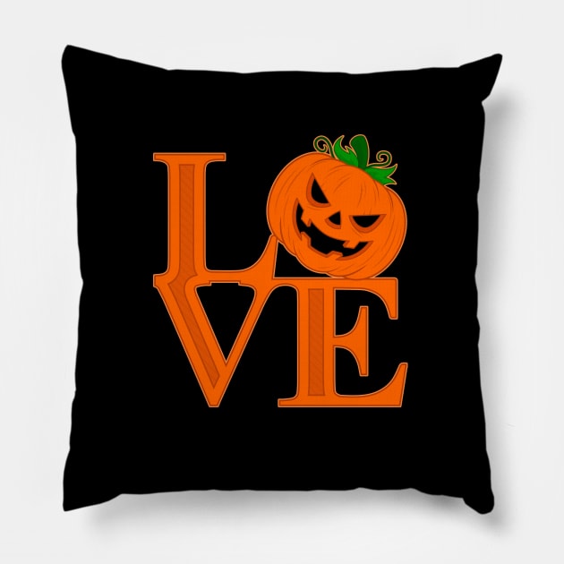 Love Halloween Pillow by Woah_Jonny