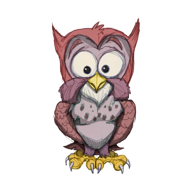 owl by Wickedcartoons