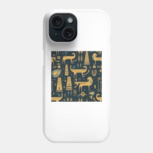 Ancient Egyptian Pattern 14 Phone Case