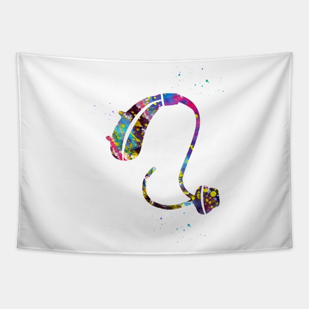 Hearing Aid Tapestry by erzebeth