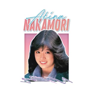 Akina Nakamori 中森明菜 / Retro J-Pop Fan Art Design T-Shirt