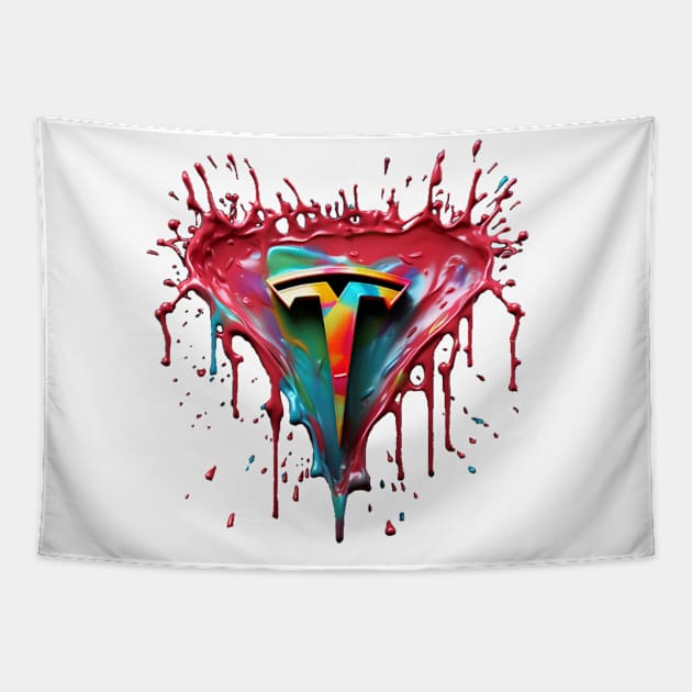 Paint Splash T Tapestry by LucdDrmn