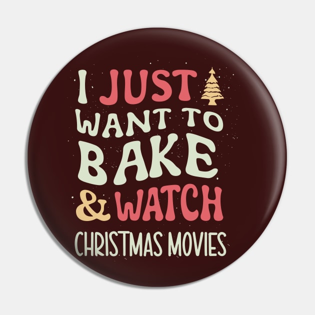 I Just Want To Bake Stuff And Watch Christmas Movies Pin by A Floral Letter Capital letter A | Monogram, Sticker