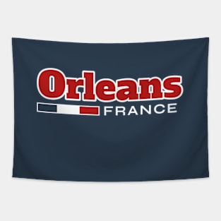 Orleans France Retro Tapestry