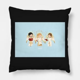 Archangel singing (Blue version) Pillow