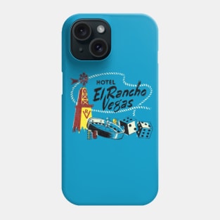 Hotel El Rancho Vegas Distressed Vintage Phone Case