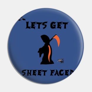 lets get sheet faced halloween Pin