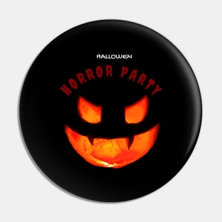 Halloween horror party Pin