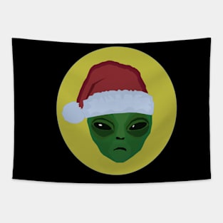 Alien Santa Tapestry