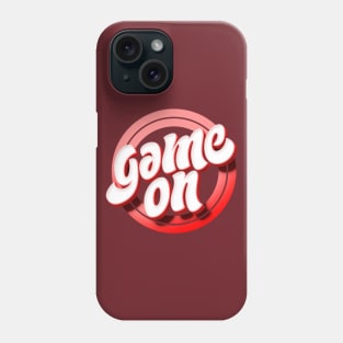 Game On Red Phone Case