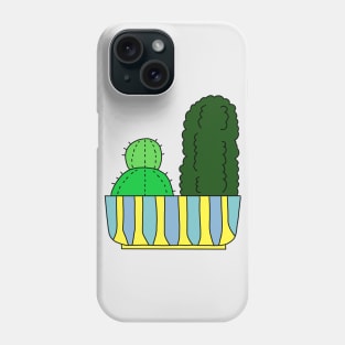 Cute Cactus Design #75: Different But Happy Together Cacti Phone Case