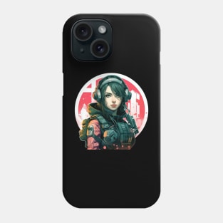 Anime Gamer girl Phone Case