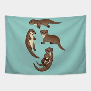 How We Love Each Otter Tapestry