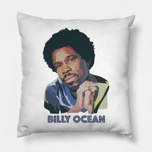 Billy Ocean with Text Pillow