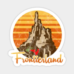 Frontierland / Big Thunder Mountain Vintage 70s (Distressed) Magnet