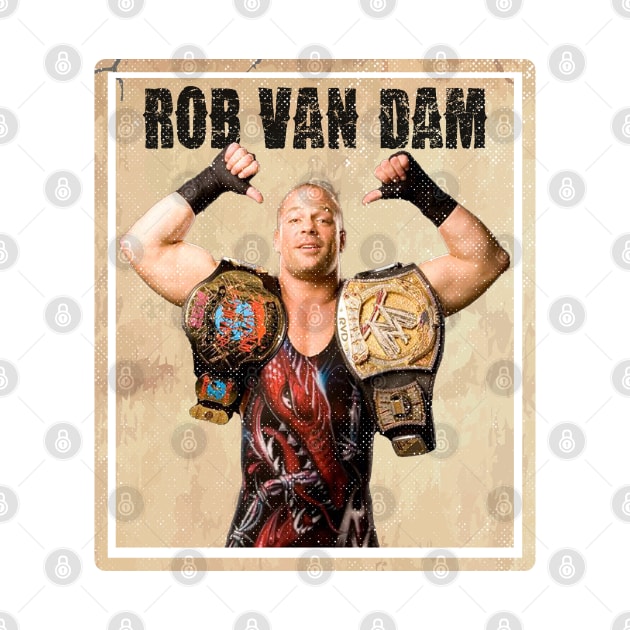 Art Drawing rob van dam by katroxdesignshopart444