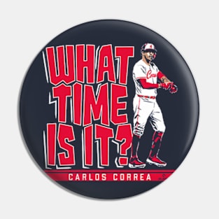 Carlos Correa Minnesota What Time Is It Pin