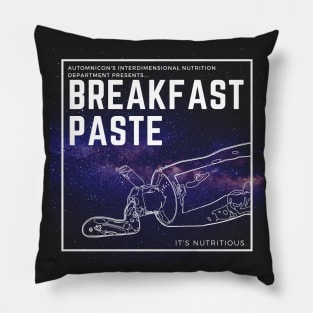 Breakfast Paste (starry bg) Pillow