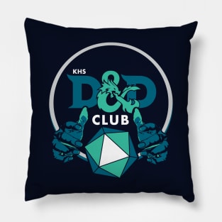 KHS D&D Club Emblem (Back with Left Chest) Pillow