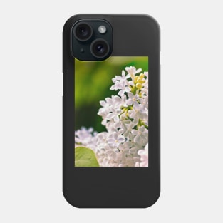 White Lilac Flowers Phone Case
