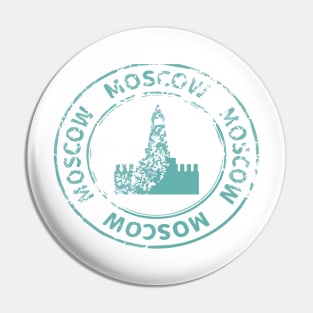 moscow stamp Pin