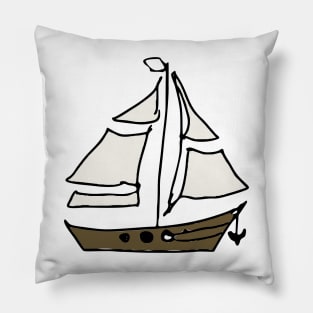 sailboat Pillow