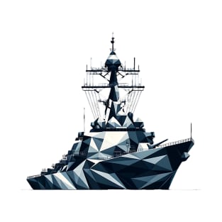 Nautical Precision | Arleigh Burke-Class Destroyer Tee T-Shirt