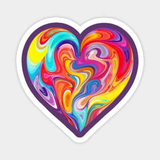 Psychedelic Love Magnet