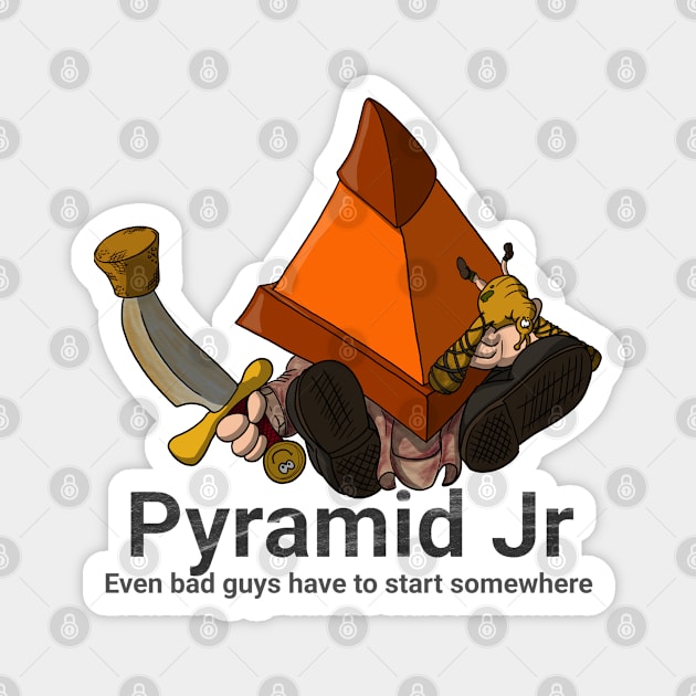 Pyramid Jr Magnet by Fighter Guy Studios