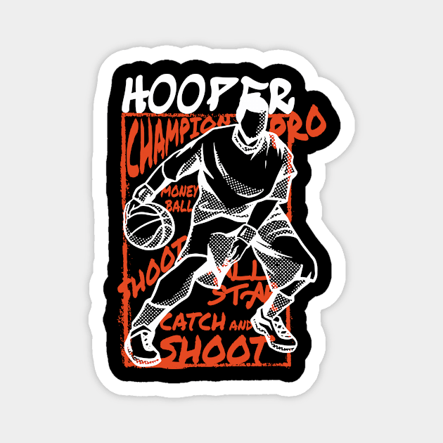 Hooper Basketball Magnet by The Urban Attire Co. ⭐⭐⭐⭐⭐