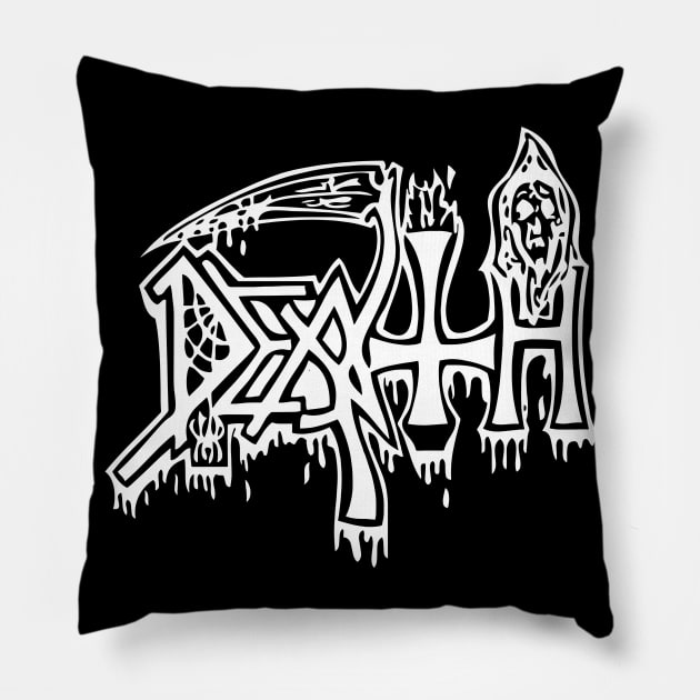 Death Metal Band Pillow by Tobing's