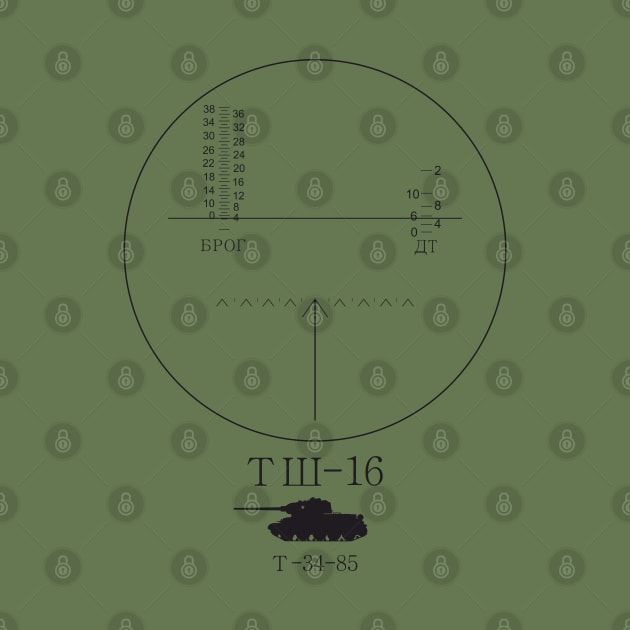 TSH-16 sight from T-34-85 by FAawRay