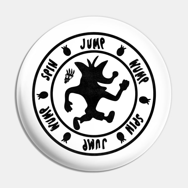 Spin, Jump, Wump Pin by MinosArt