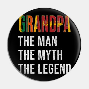 Grand Father Sri Lankan Grandpa The Man The Myth The Legend - Gift for Sri Lankan Dad With Roots From  Sri Lanka Pin